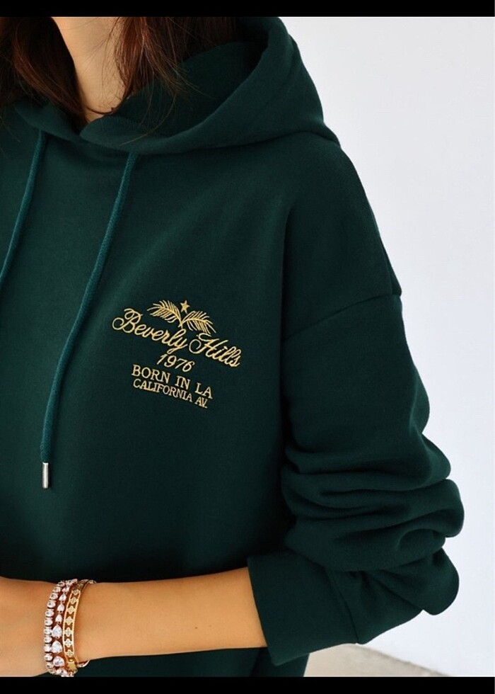 Şardonlu sweatshirt - Görsel 2