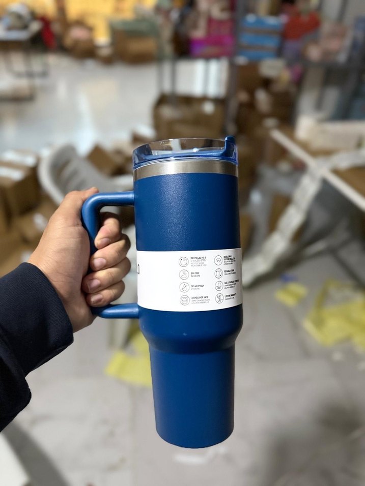 STANLEY Lacivert Pipetli Termos - Görsel 2