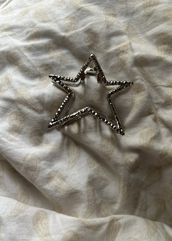 gri metal yıldız toka - Görsel 4