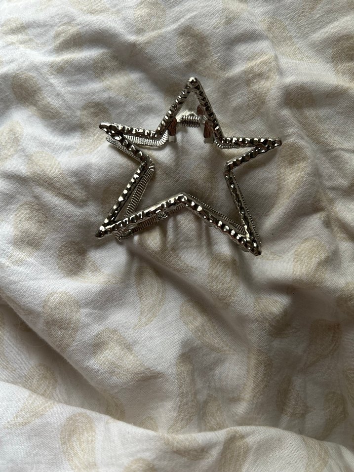 gri metal yıldız toka - Görsel 3