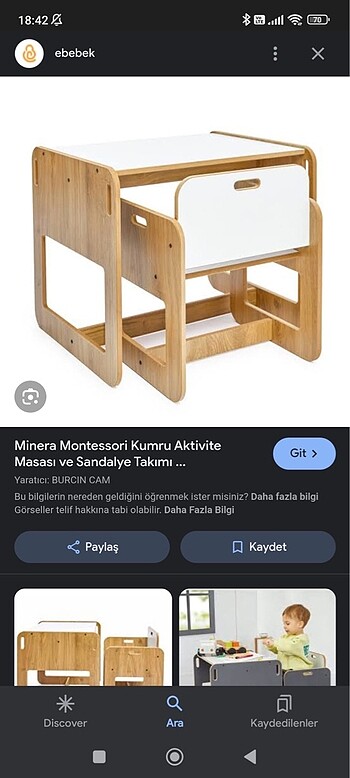Çocuk masası
