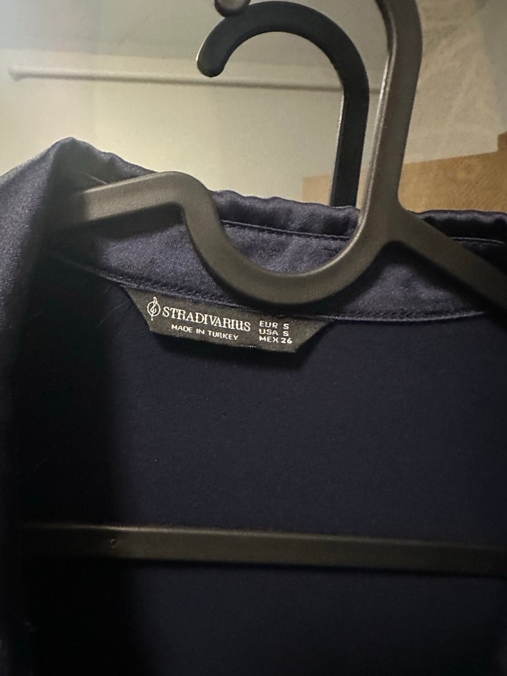 Saten Stradivarius  Drapeli Mini Elbise - Görsel 3