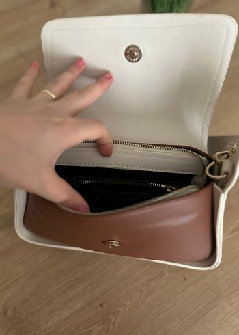 Kahverengi Deri Kadın Çanta - Görsel 5