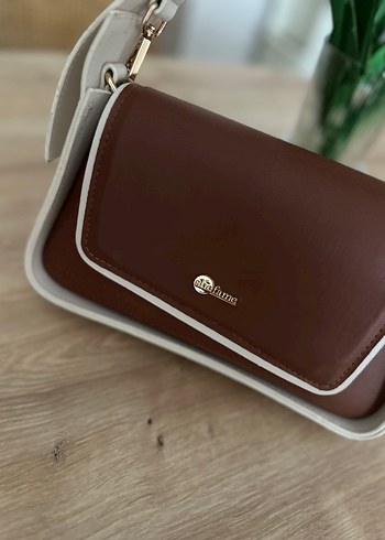 Kahverengi Deri Kadın Çanta - Görsel 2