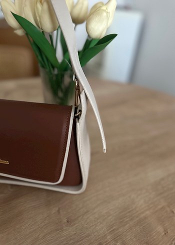 Kahverengi Deri Kadın Çanta - Görsel 3