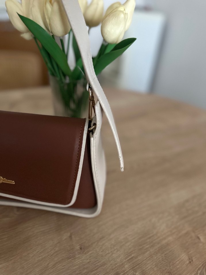 Kahverengi Deri Kadın Çanta - Görsel 3