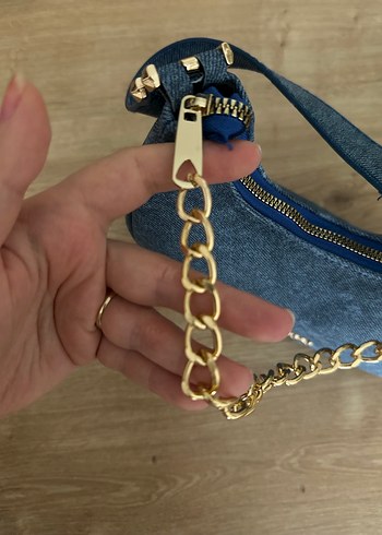 Michael kors denim çanta - Görsel 8