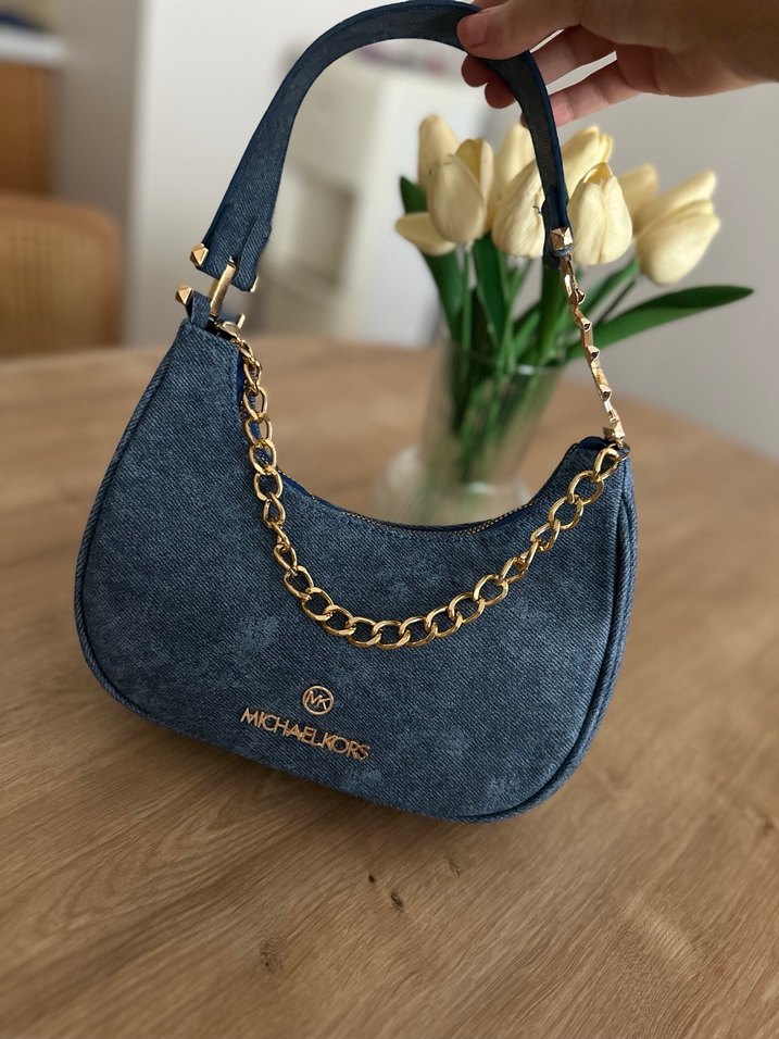 Michael kors denim çanta - Görsel 2