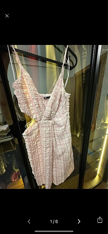 Zara dokulu elbise