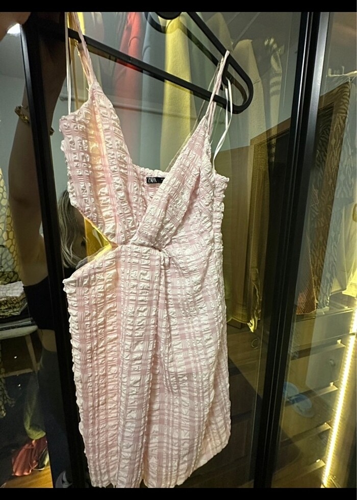 Zara dokulu elbise - Görsel 3