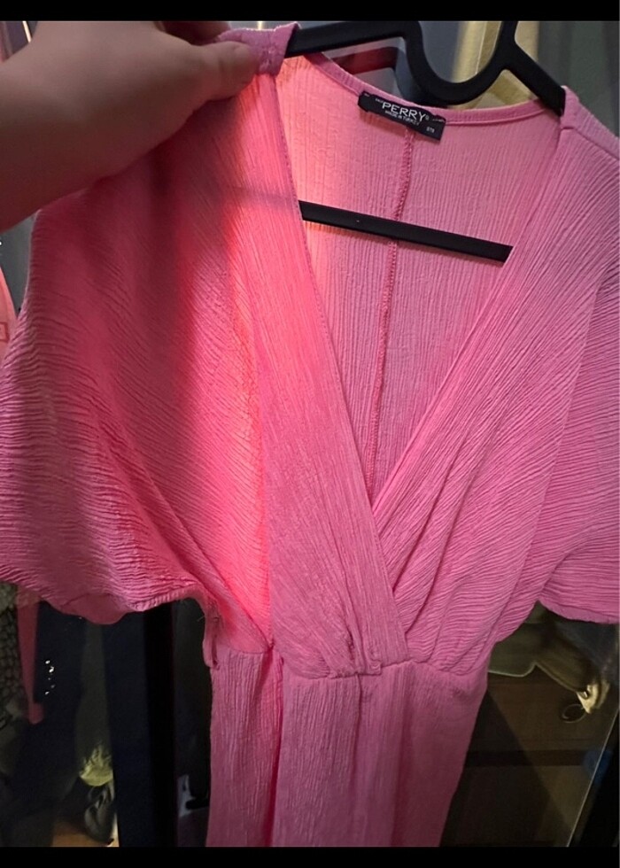 Pembe elbise - Görsel 3