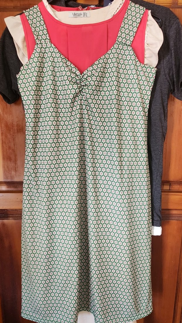 Çiçek Desenli V Yaka Hamile Tunik - Görsel 2