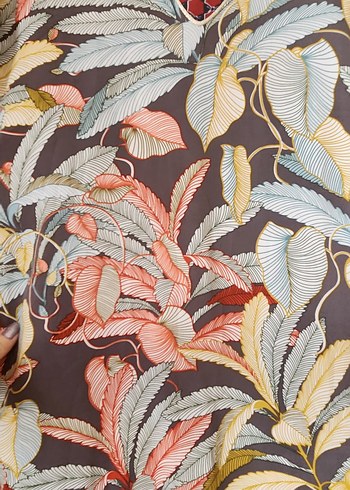 Desenli Çok Renkli Koyu Renk Yastık - Görsel 3