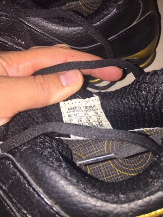 39 Beden Nike shox siyah spor ayakkabı