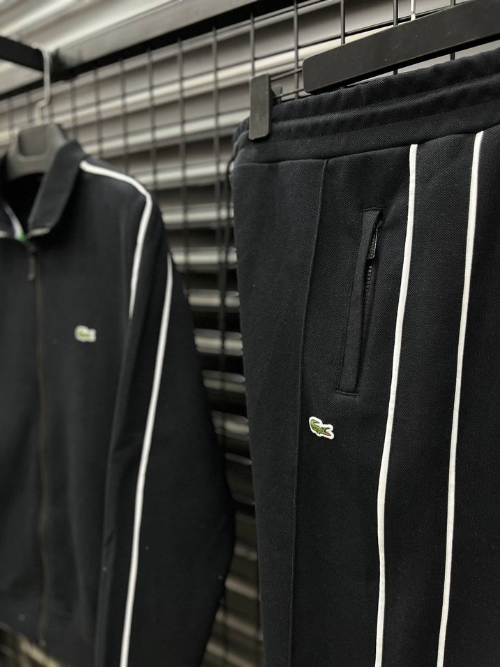 LACOSTE ÇİZGİLİ EŞOFMAN TAKIM - Görsel 3