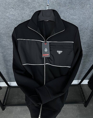 PRADA ERKEK FERMUARLI SWEATSHİRT