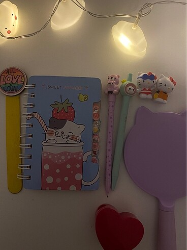 sanrio hello kitty kalem defter oyuncak