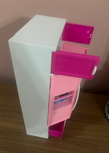 My Happy Mutfak Seti Pembe Buzdolabı - Görsel 4