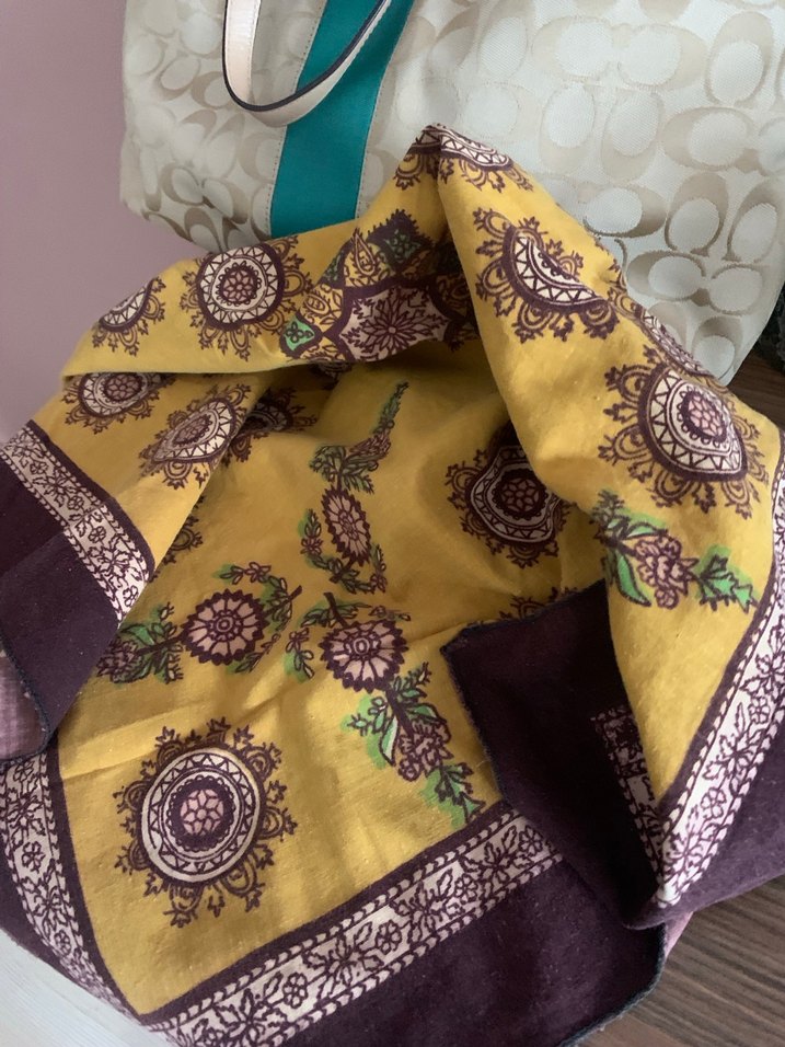 VİNTAGE FULAR/EŞARP - Görsel 3