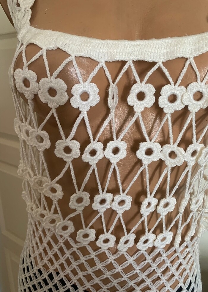 EL ÖRGÜSÜ PLAJ ELBİSE S/M - Görsel 2