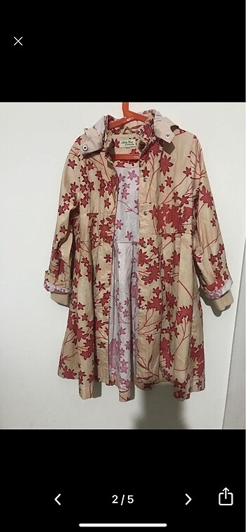 NOA NOA KIZ ÇOCUK TRENÇKOT - Görsel 2