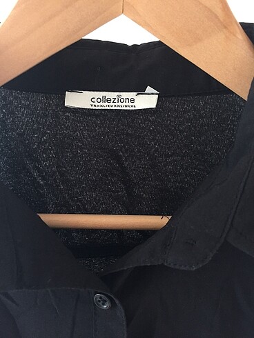 xl Beden Siyah gömlek Collezione marka xl hiç giyilmedi