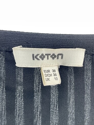 38 Beden siyah Renk Koton Midi Etek %70 İndirimli.