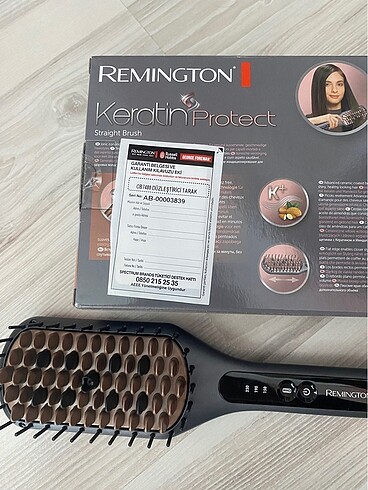  Beden Renk Remington Keratinli Saç Düzleştirici Tarak