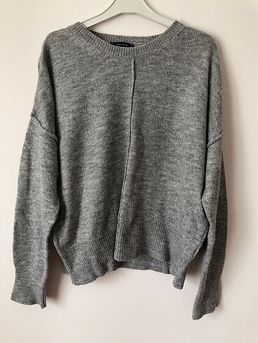 Mango Oversize Gri Kazak