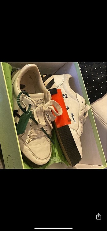 Off white sneakers