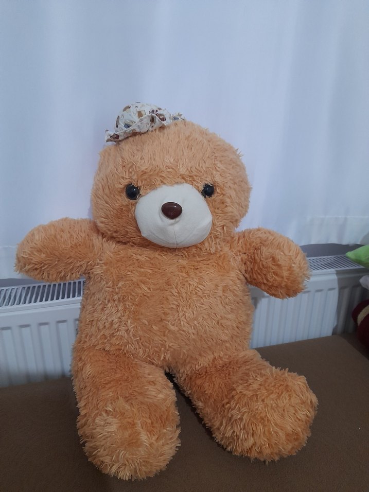 Peluş Ayıcık Oyuncak gözü burnunda çizik gibi deforme var - Görsel 3