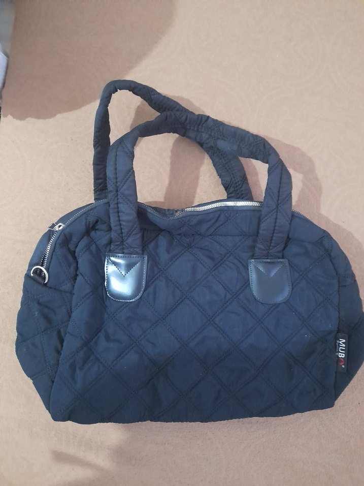 Siyah Fermuarlı Kadın El Çantası - Görsel 2