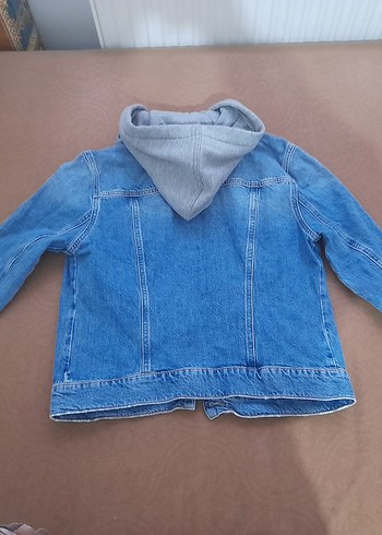 Düğmeli Mavi Kadın Denim Ceket bikac kez kullanıldi - Görsel 7