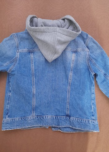 Düğmeli Mavi Kadın Denim Ceket bikac kez kullanıldi - Görsel 13