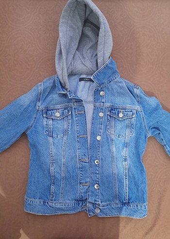 Düğmeli Mavi Kadın Denim Ceket bikac kez kullanıldi - Görsel 9