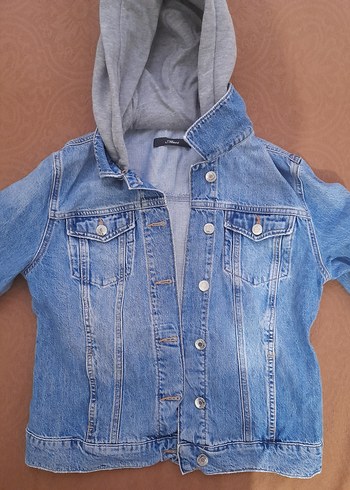Düğmeli Mavi Kadın Denim Ceket bikac kez kullanıldi - Görsel 11