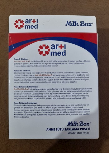 ar+l med Anne Sütü Saklama Poşeti az kullanıldı - Görsel 3