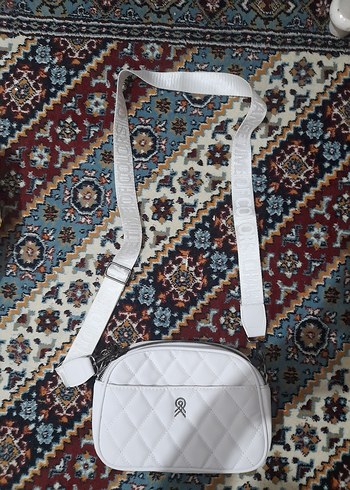 Beyaz Kapitone Kadın Çanta - Görsel 3