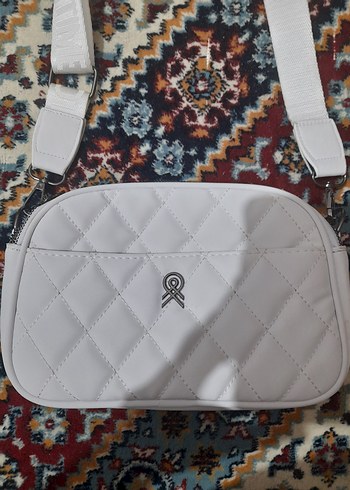 Beyaz Kapitone Kadın Çanta - Görsel 8