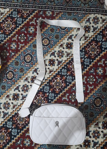 Beyaz Kapitone Kadın Çanta - Görsel 4