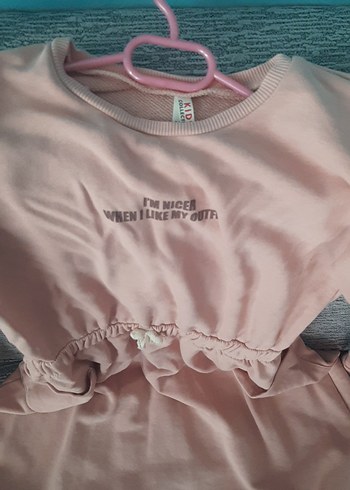 Defacto Kemerli Pembe Kız Çocuk Elbise