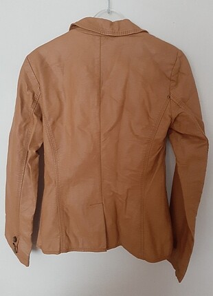 34 Beden Vintage taba rengi ceket