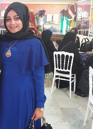 Saks mavisi Elbise 