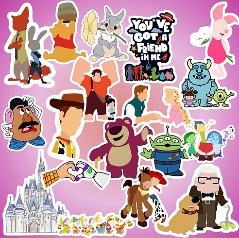 disney sticker paketi