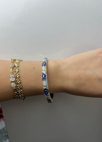 Mavi Mineli Bileklik - Görsel 5