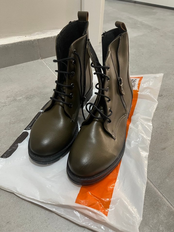 Hakiki Deri Kadın Bot - Sokak Stili - Görsel 2