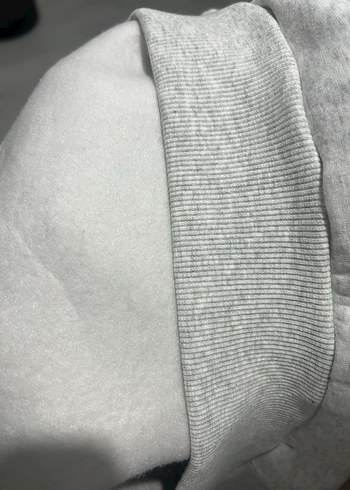 Gri Uzun Kollu Oversize Sweatshirt - Görsel 4