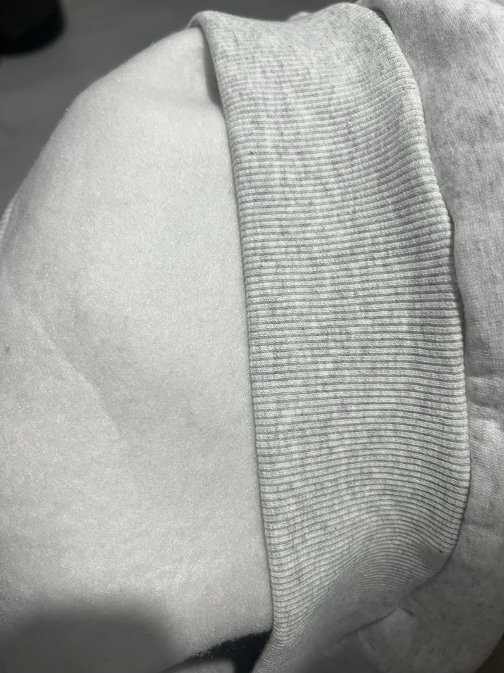 Gri Uzun Kollu Oversize Sweatshirt - Görsel 4