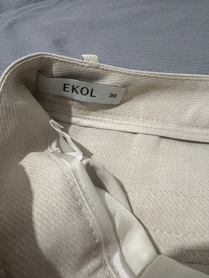 Bej Kadın Pantolon kumaş - Görsel 3