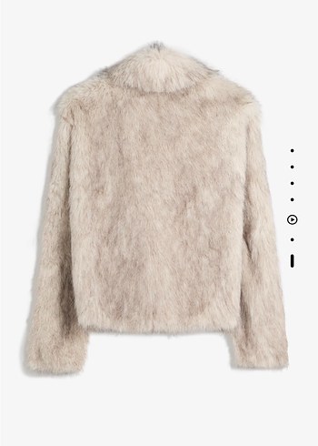 Gri Kürk Detaylı Deri Ceket - Görsel 8